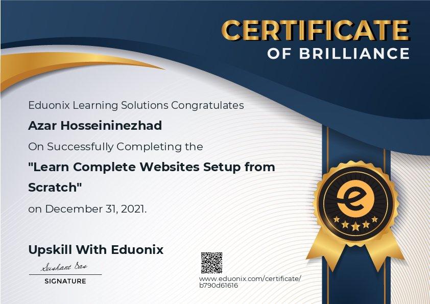 Learn Complete Websites Setup from Scratch-Eduonix